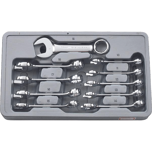 Picture of 10 Pc. Stubby Wrench Set - Metric