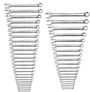 Picture of 44 Pc. 12 Point Long Pattern Combination SAE/Metric Wrench Set