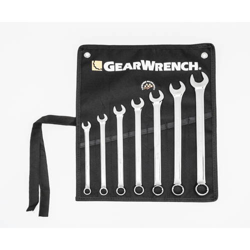 Picture of 7 Pc. 12 Pt. Long Pattern Combination SAE Wrench Set with Tool Roll