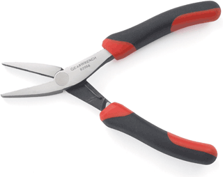 Picture of 5-1/4" Mini Dual Material Flat Nose Pliers