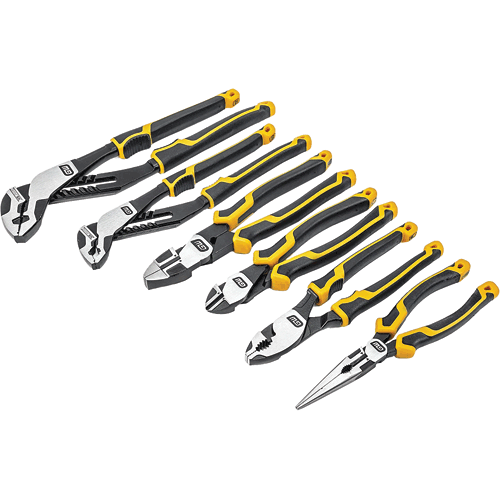 Picture of 6 Pc. Dual Material Mixed Plier Set