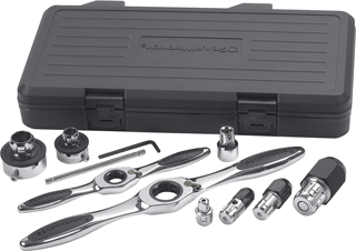 Picture of 11 Pc. Ratcheting Tap & Die Drive Tool Set