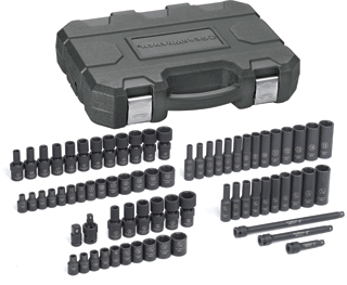 Picture of 71 Pc. Impact Socket Set SAE/Metric 1/4" Drive