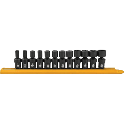 Picture of 12 Pc. 1/4" Dr. Impact Metric Universal Socket Set