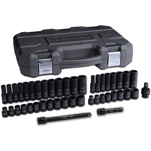 Picture of 44 Pc. 3/8" Drive 6 Point SAE/Metric Standard/Deep Impact Socket Set