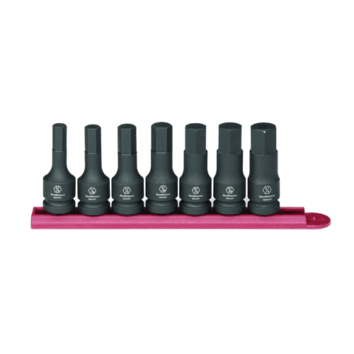 Picture of 7 Pc. 1/2" Dr. Hex Bit Impact SAE Socket Set