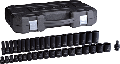 Picture of 39 Pc. SAE Master Impact Socket Set, 1/2" Drive