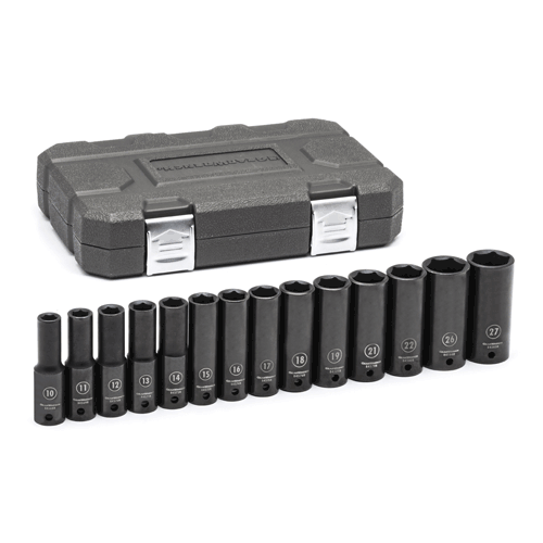 Picture of 14 Pc. Deep Metric Impact Socket Set, 1/2" Drive