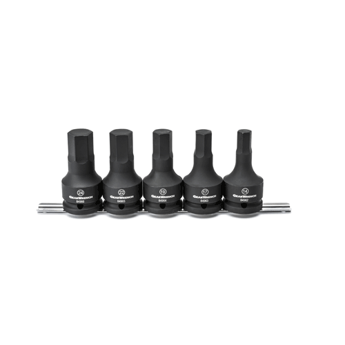 Picture of 5 Pc. 3/4" Drive Hex Bit Impact Metric Socket Set