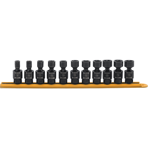 Picture of 11 Pc. 3/8" Dr. 6 Pt. Metric Pinless Universal Impact Socket Set