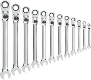 Picture of 12 Pc. Metric Extra Long Locking Flex
