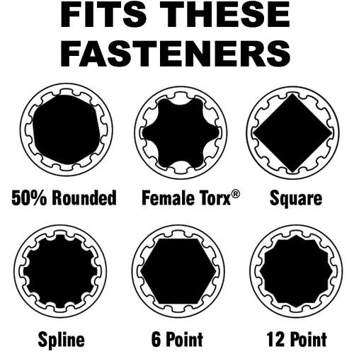 Picture of 120XP Universal Spline XL Combination Ratcheting Wrench Set - 11 Pc. SAE