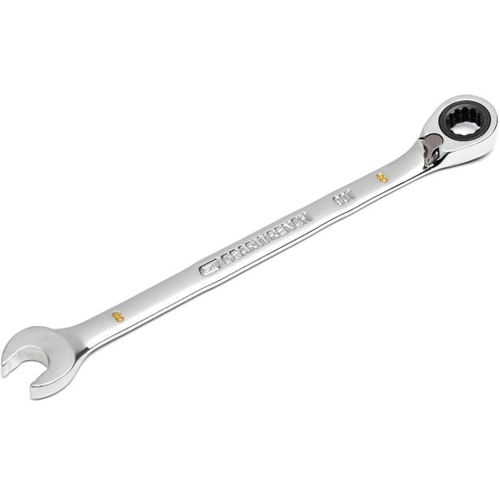 Picture of 8mm 90-Tooth 12 Point Reversible Ratcheting Wrench