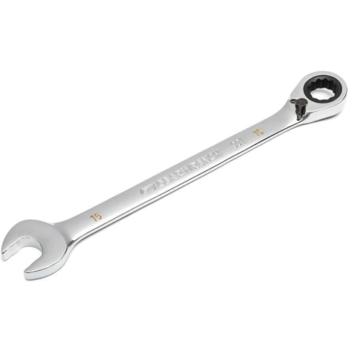 Picture of 15mm 90-Tooth 12 Point Reversible Ratcheting Wrench