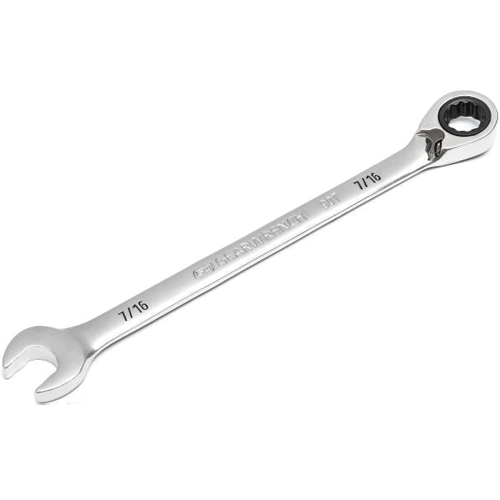 Picture of 7/16” 90-Tooth 12 Point Reversible Ratcheting Wrench