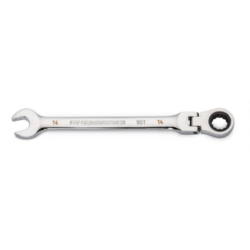Picture of 14mm 90-Tooth 12 Point Flex Head Ratcheting Combination Wrench