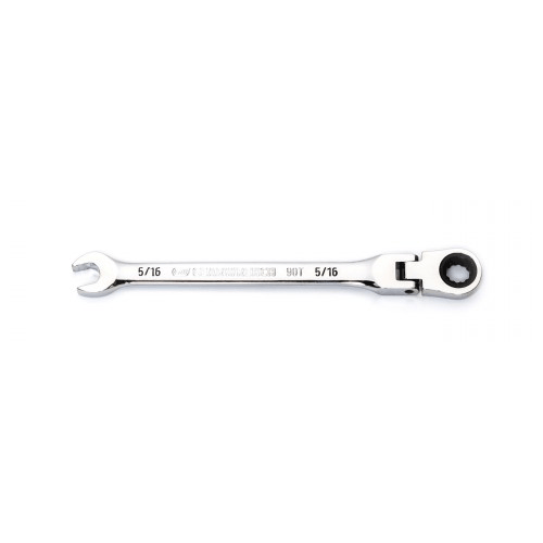 Picture of 5/16" 90-Tooth 12 Point Flex Head Ratcheting Combination Wrench