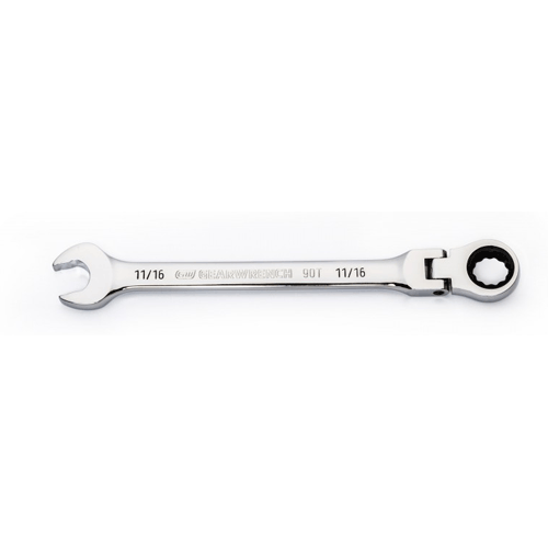 Picture of 11/16" 90-Tooth 12 Point Flex Head Ratcheting Combination Wrench