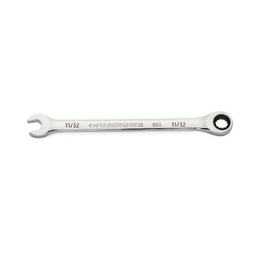 Picture of 11/32" 90-Tooth 12 Point Ratcheting Combination Wrench
