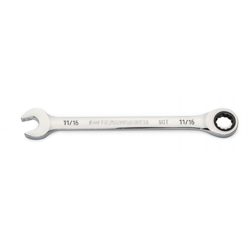 Picture of 11/16" 90-Tooth 12 Point Ratcheting Combination Wrench