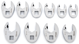 Picture of 10 Pc. Metric Ratcheting Crow Foot