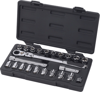Picture of 23 Pc. 3/8" Dr. Locking Flex Gear Ratchet Set