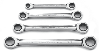 Picture of 4 Pc. SAE Double Box Ratcheting Wrench Set