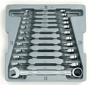 Picture of 12 Pc. Metric Ratcheting Wrench Set