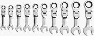 Picture of 10 Pc. Metric Stubby GearWrench Flex Set