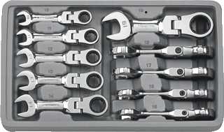 Picture of 10 Pc. Metric Stubby GearWrench Flex Set