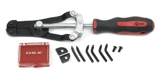 Picture of 9-1/2" Heavy-Duty Interchangeable Tip Convertible Snap Ring Pliers