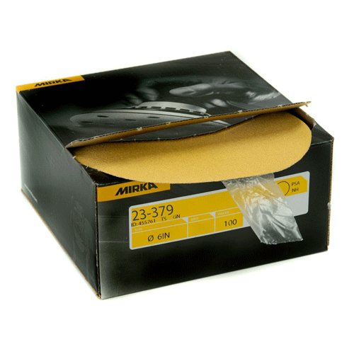 Picture of Mirka Gold 6" PSA Autobox Disc, 100G