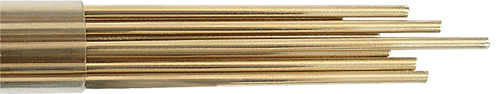Picture of Bare Brazing Rods - 3/32" x 18" Long - 3 Rods