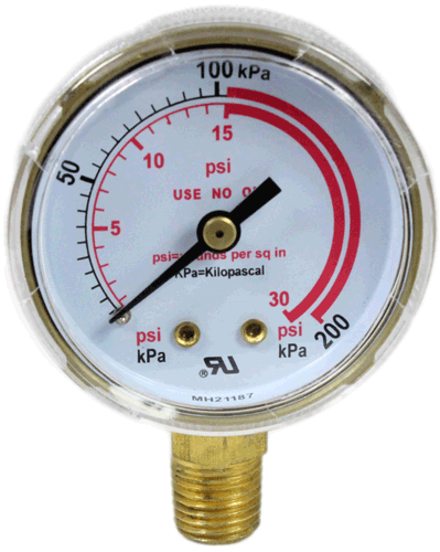 Picture of ACETYLENE GAUGE ONLY - 2