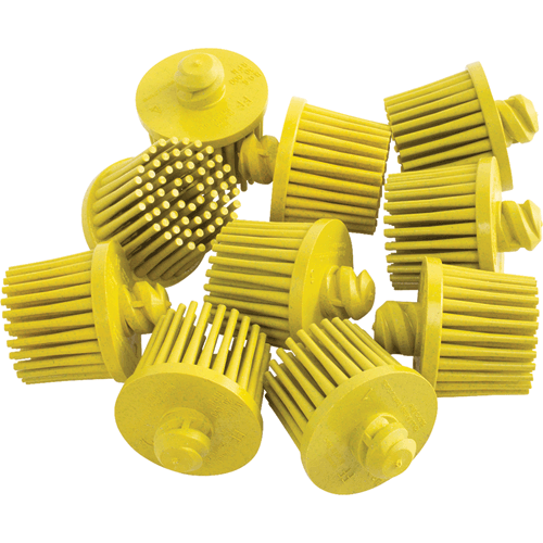 Picture of Finger Discs, 1" Yellow, Coarse 80 Grit, 10 Pk