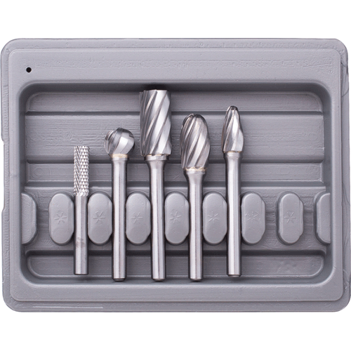 Picture of 5 Pc. Aluminum Carbide Bur Set – 1/4" Shank (BT5A)