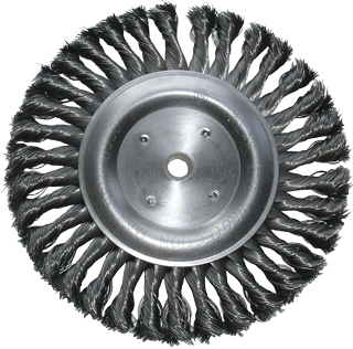 Picture of 8" Knotted Wire Wheel Brush with Adaptor