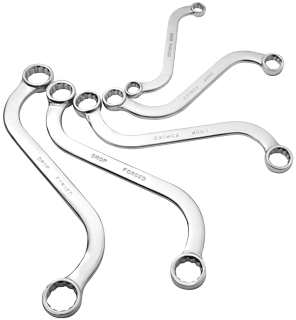 Picture of 5 Pc.  Metric S-Sttle Wrench Set, 8-19mm