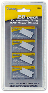 Picture of 20 Pc. Extra-Heavy Duty #20 Razor Blades