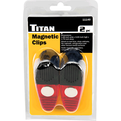 Picture of 2 Pc. Red Magnetic Clips