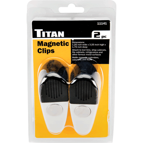 Picture of 2 Pc. White Magnetic Clips