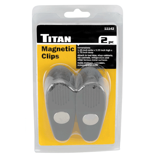 Picture of 2 Pc. Black Magnetic Clips