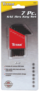 Picture of 7 Pc. SAE Short Hex Key Set