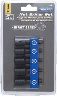 Picture of 5 Pc. Metric Power Nut Driver Set