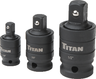 Picture of 3 Pc. Pin-Free Locking Impact U-Joint Set