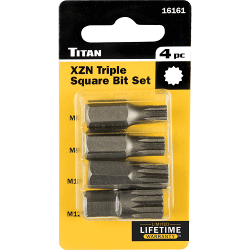 Picture of 4 Pc. XZN Triple Square Bit Set
