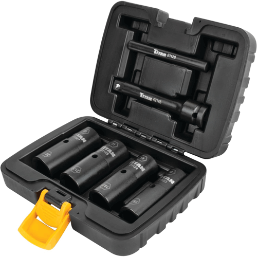 Picture of 6-Piece 1/2” Drive Half-Size Flip Socket Set