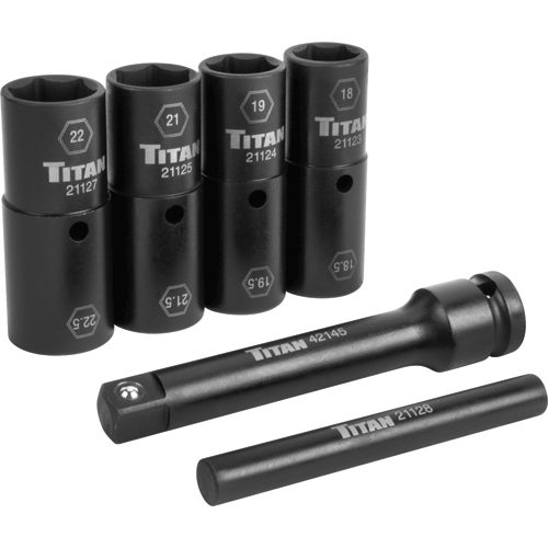 Picture of 6-Piece 1/2” Drive Half-Size Flip Socket Set
