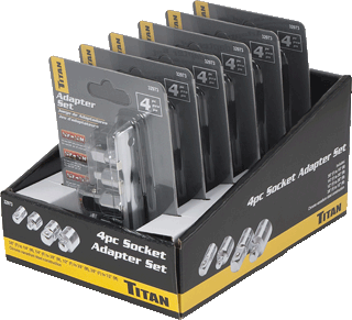 Picture of 4 Pc. Socket Adapter Set