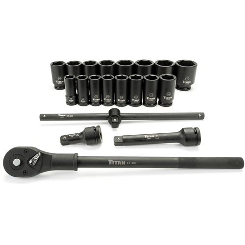 Picture of 20 Pc. 3/4" Dr 6 pt. SAE Impact Socket Set